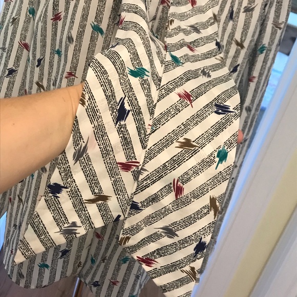 Vintage Lady Winston☀️Pussybow button down - Picture 10 of 11